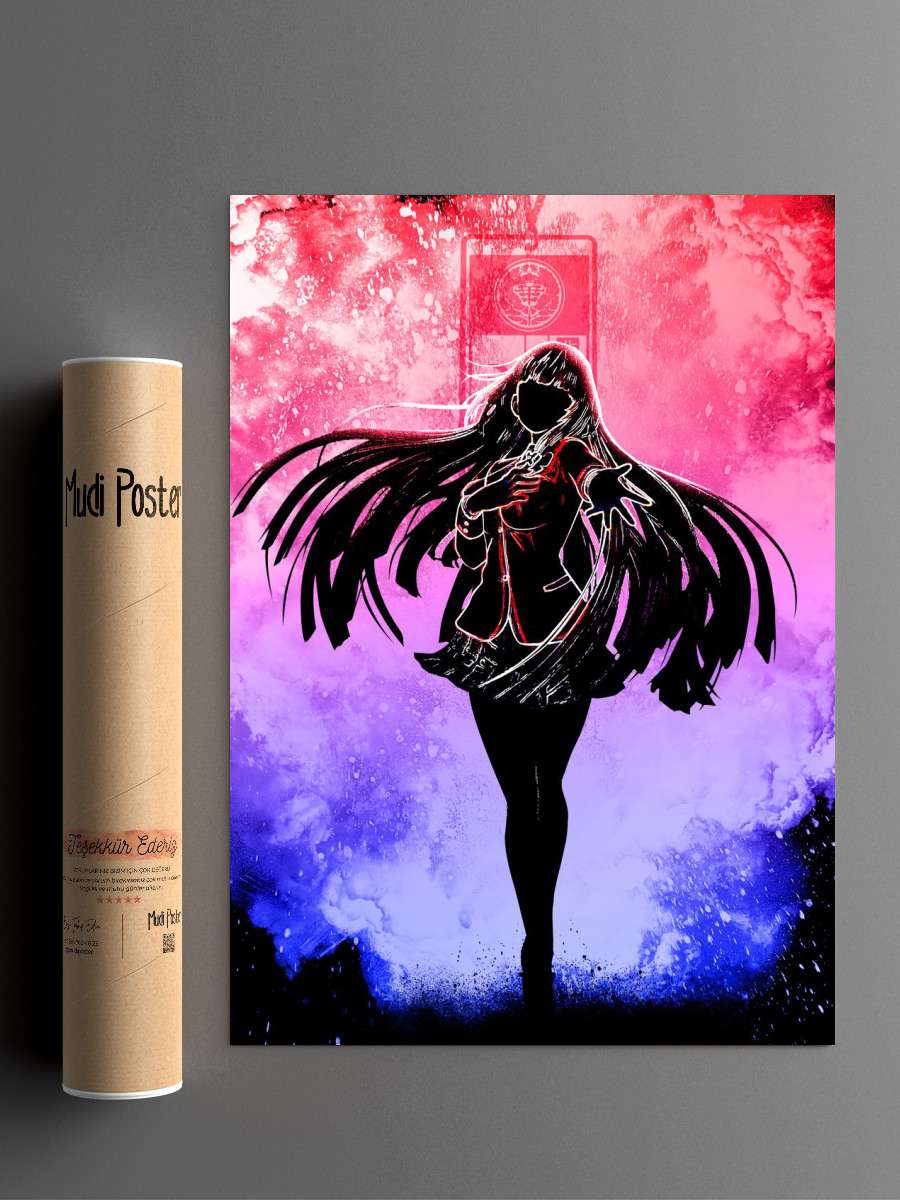 Eccentric Gambler Soul Anime Poster Çerçevesiz Yüksek Kalite Anime Duvar Poster