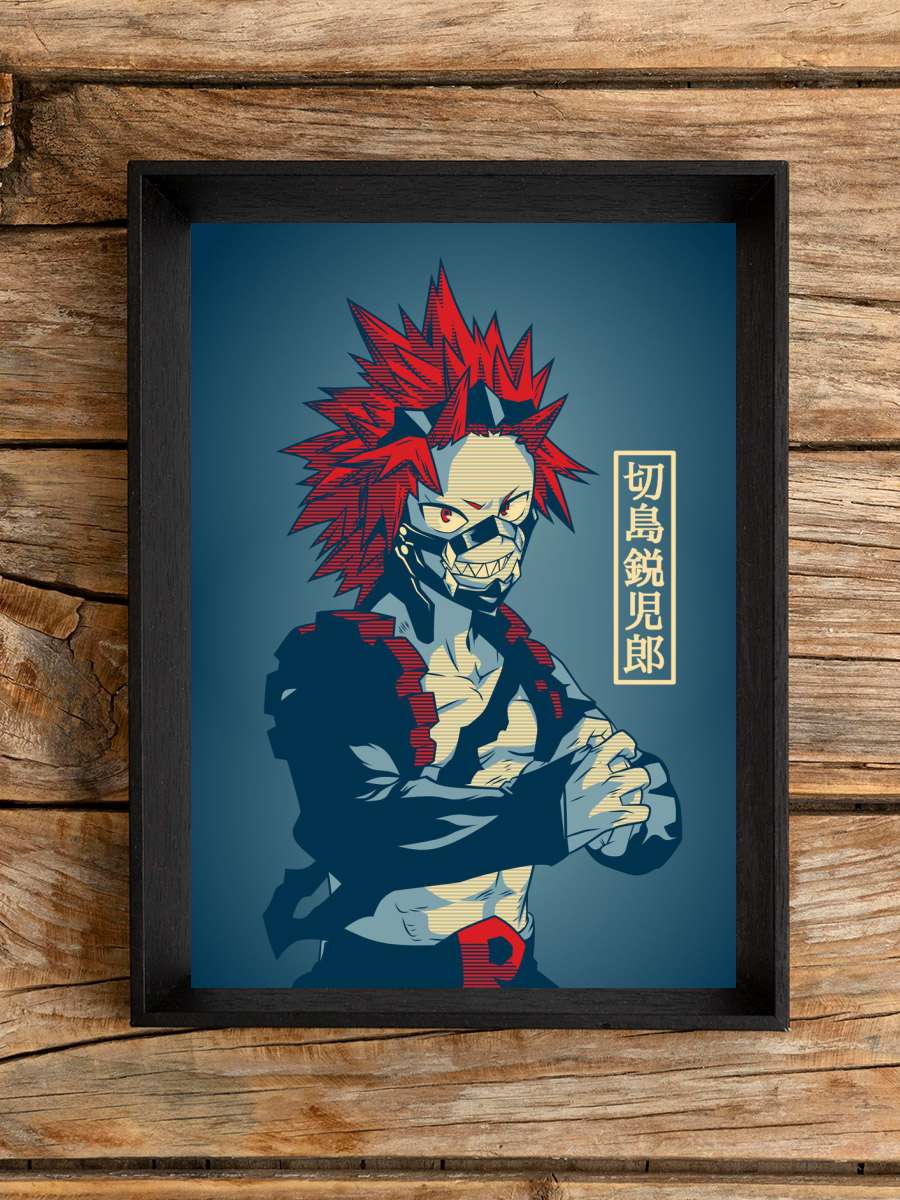 Eijiro Kirishima Anime Poster Çerçevesiz Yüksek Kalite Anime Duvar Poster