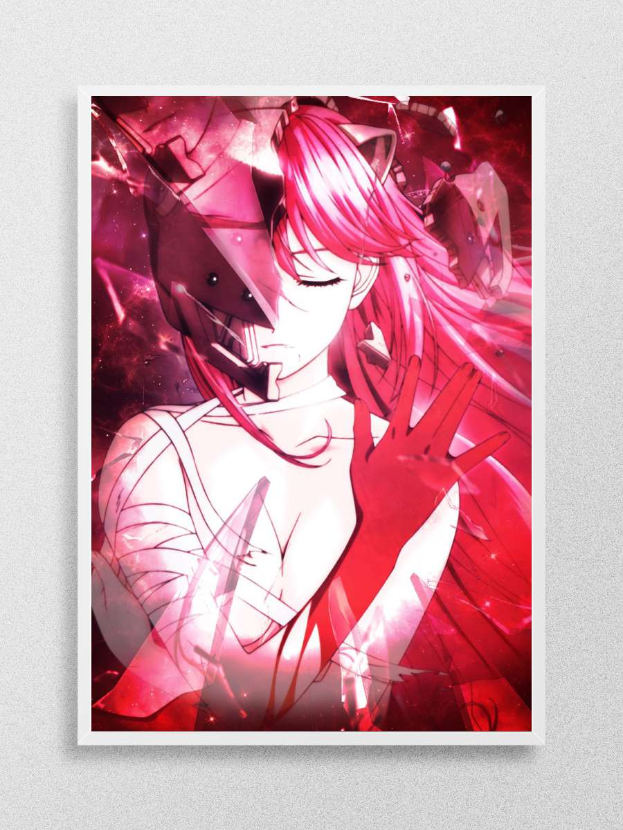 Elfen Lied Lucy Anime Poster Çerçevesiz Yüksek Kalite Anime Duvar Poster