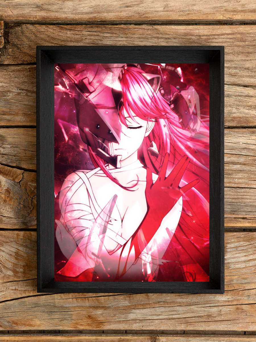 Elfen Lied Lucy Anime Poster Çerçevesiz Yüksek Kalite Anime Duvar Poster