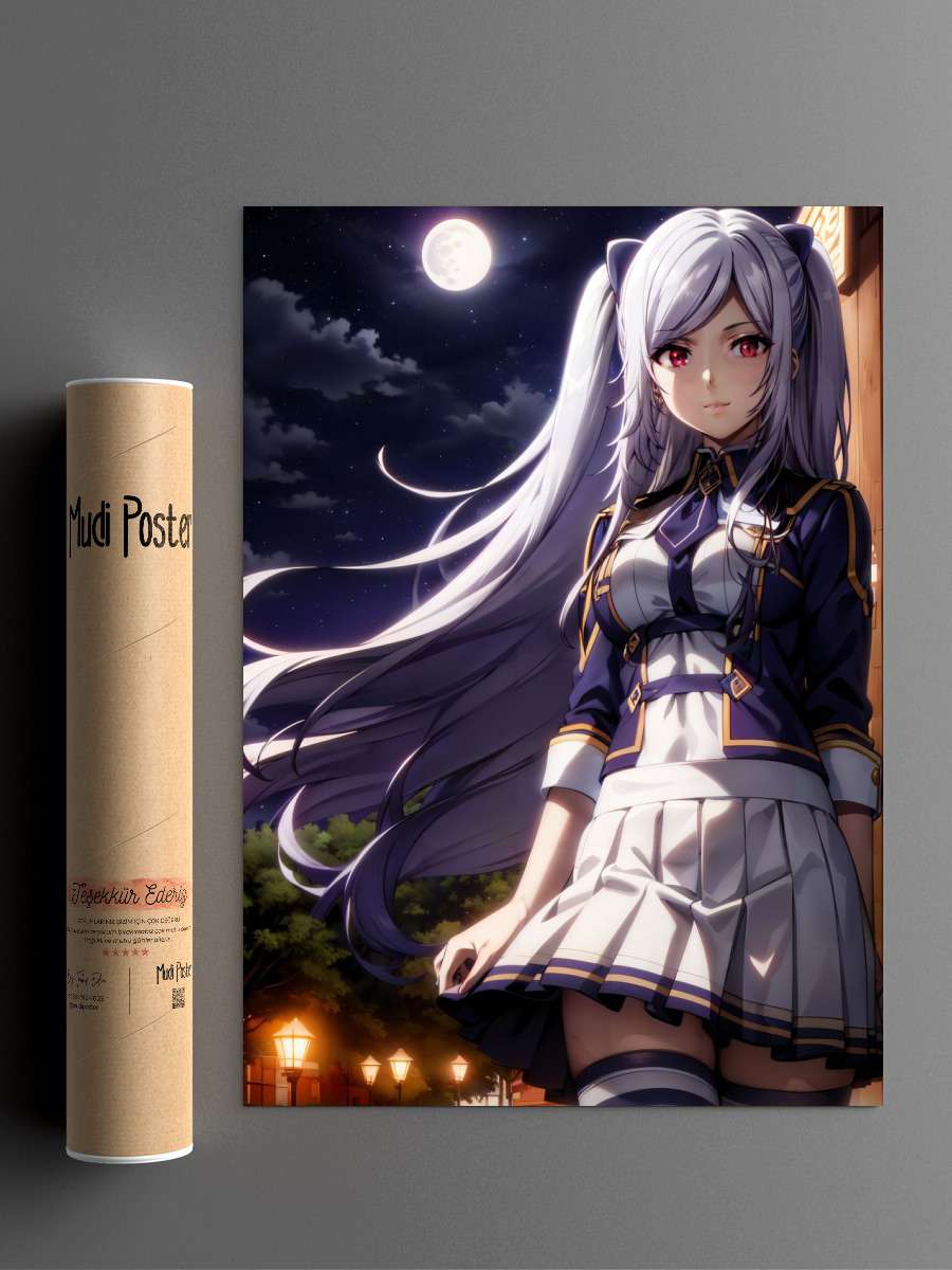 Eminence in Shadow Alexia Anime Poster Çerçevesiz Yüksek Kalite Anime Duvar Poster