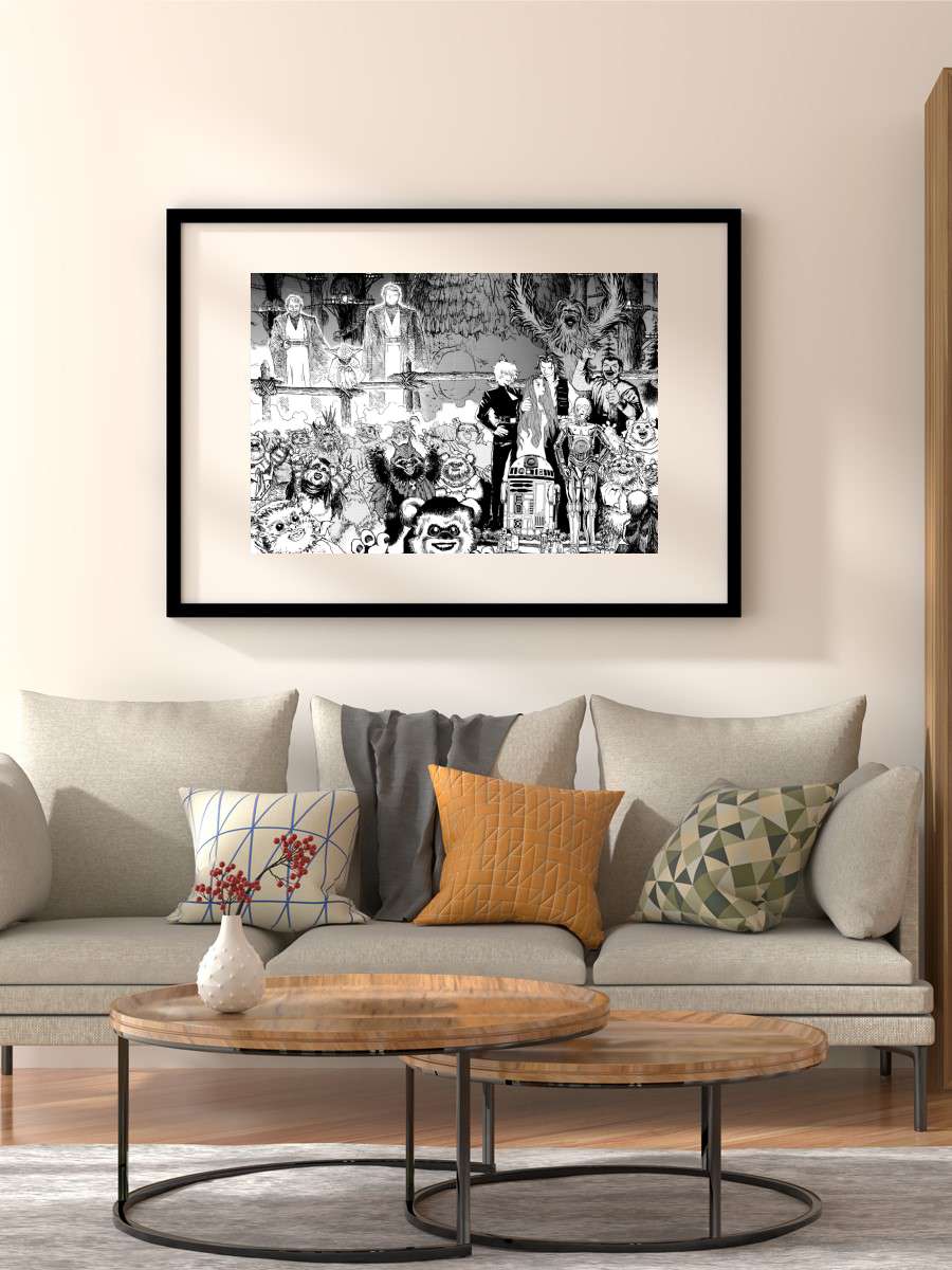 Endor's Forest Moon Anime Poster Çerçevesiz Yüksek Kalite Anime Duvar Poster