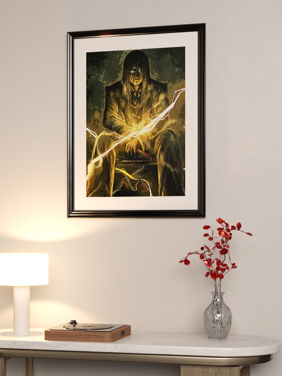 eren attack on titan aot Anime Poster Çerçevesiz Yüksek Kalite Anime Duvar Poster