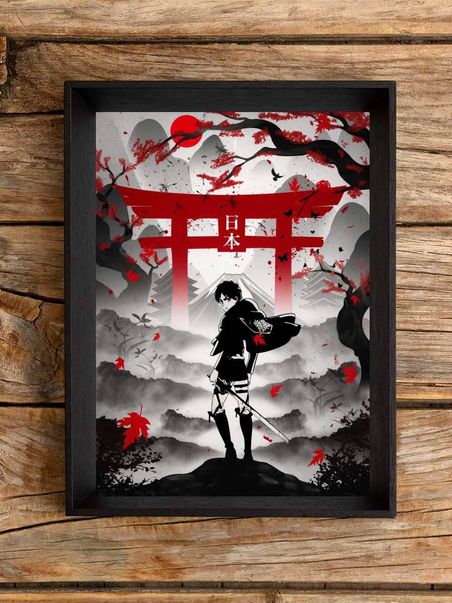 Eren Attack On Titan Anime Poster Çerçevesiz Yüksek Kalite Anime Duvar Poster