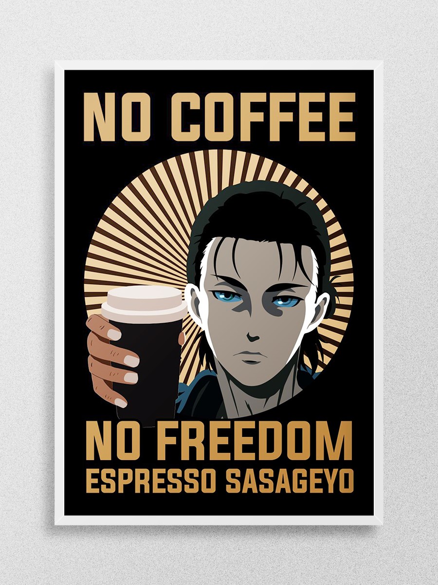 eren yeager titan Anime Poster Çerçevesiz Yüksek Kalite Anime Duvar Poster