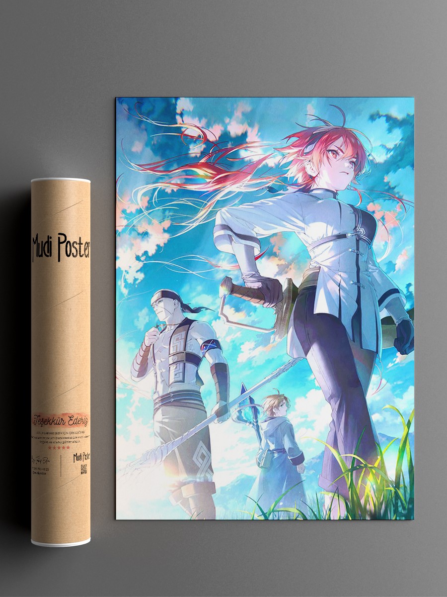 Eris Boreas Greyrat  Anime Poster Çerçevesiz Yüksek Kalite Anime Duvar Poster