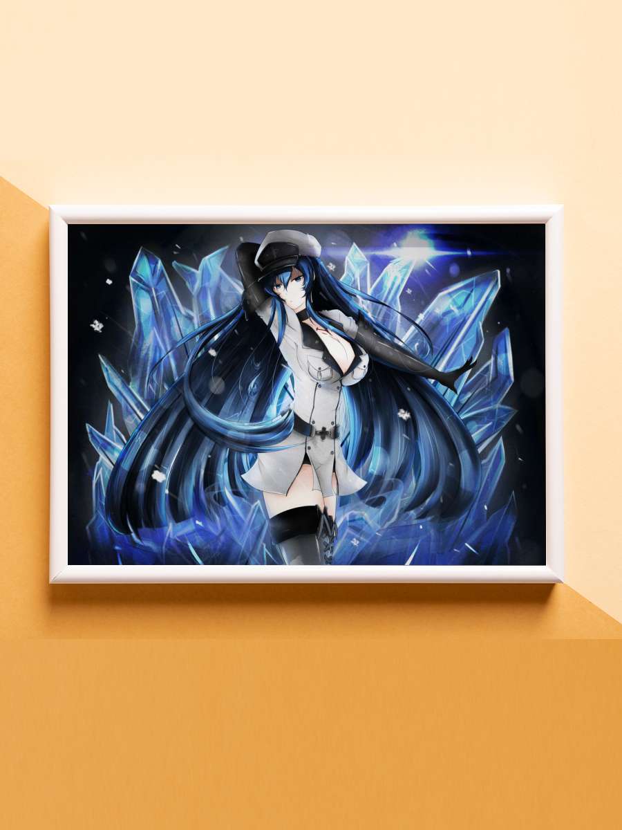 Esdeath Anime Poster Çerçevesiz Yüksek Kalite Anime Duvar Poster