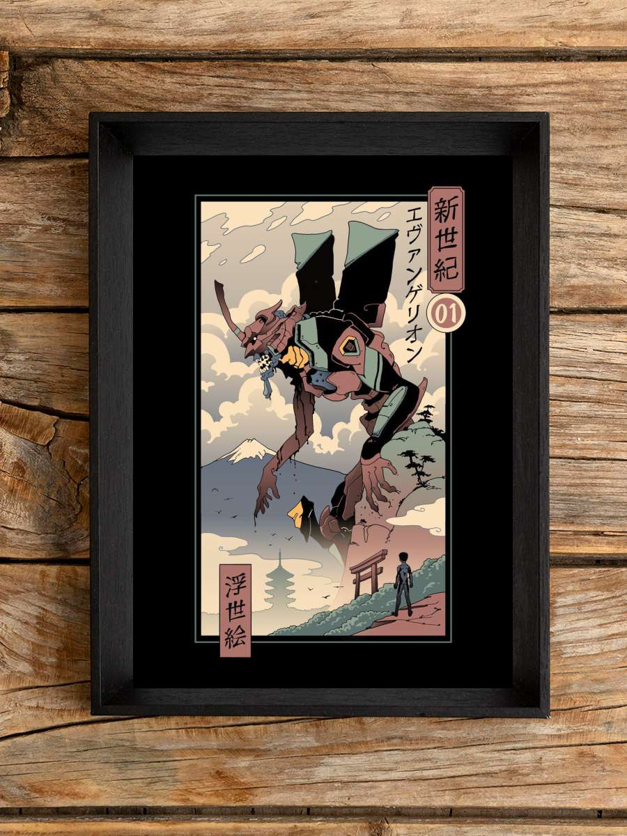 EVA Ukiyoe Anime Poster Çerçevesiz Yüksek Kalite Anime Duvar Poster