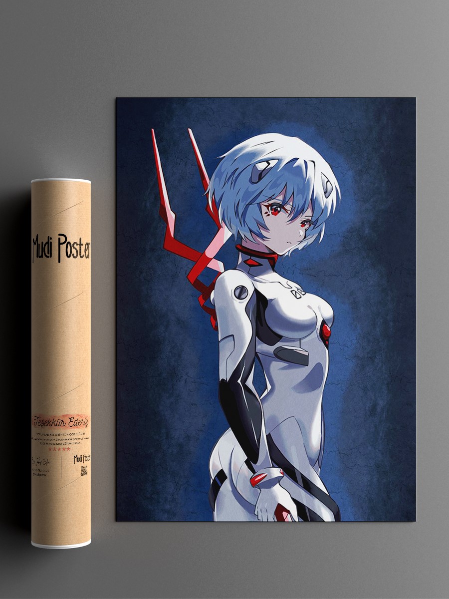 Evangelion Anime Poster Çerçevesiz Yüksek Kalite Anime Duvar Poster