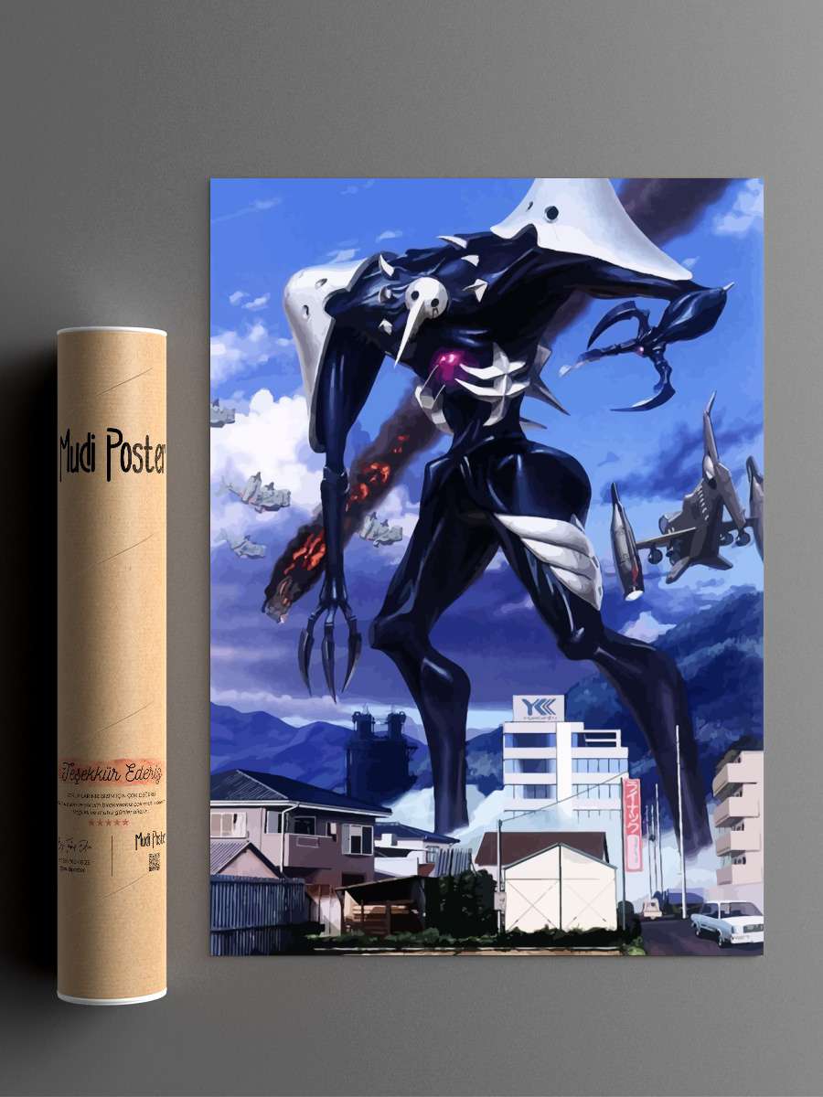 evangelion Anime Poster Çerçevesiz Yüksek Kalite Anime Duvar Poster