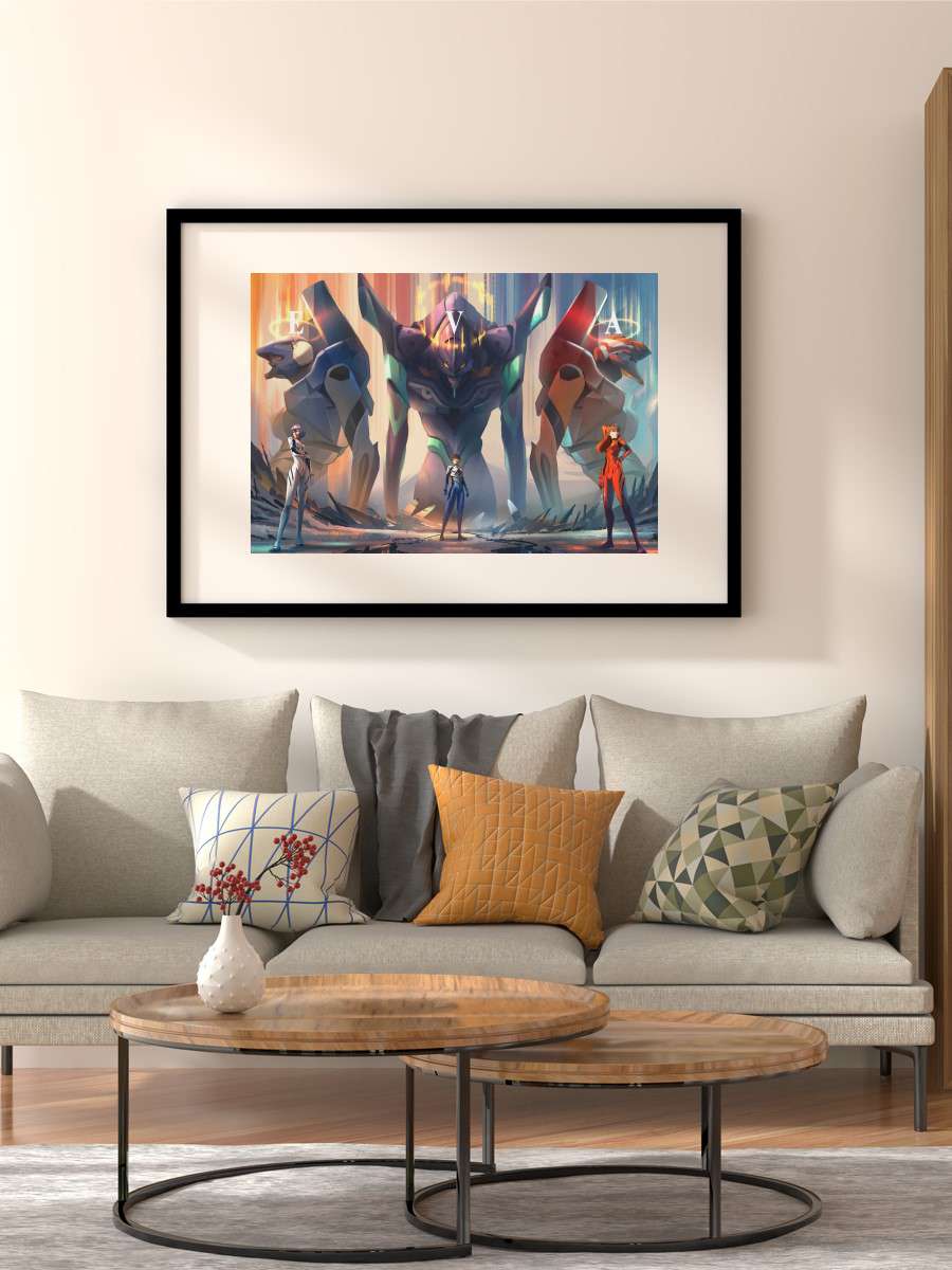 evangelion Anime Poster Çerçevesiz Yüksek Kalite Anime Duvar Poster