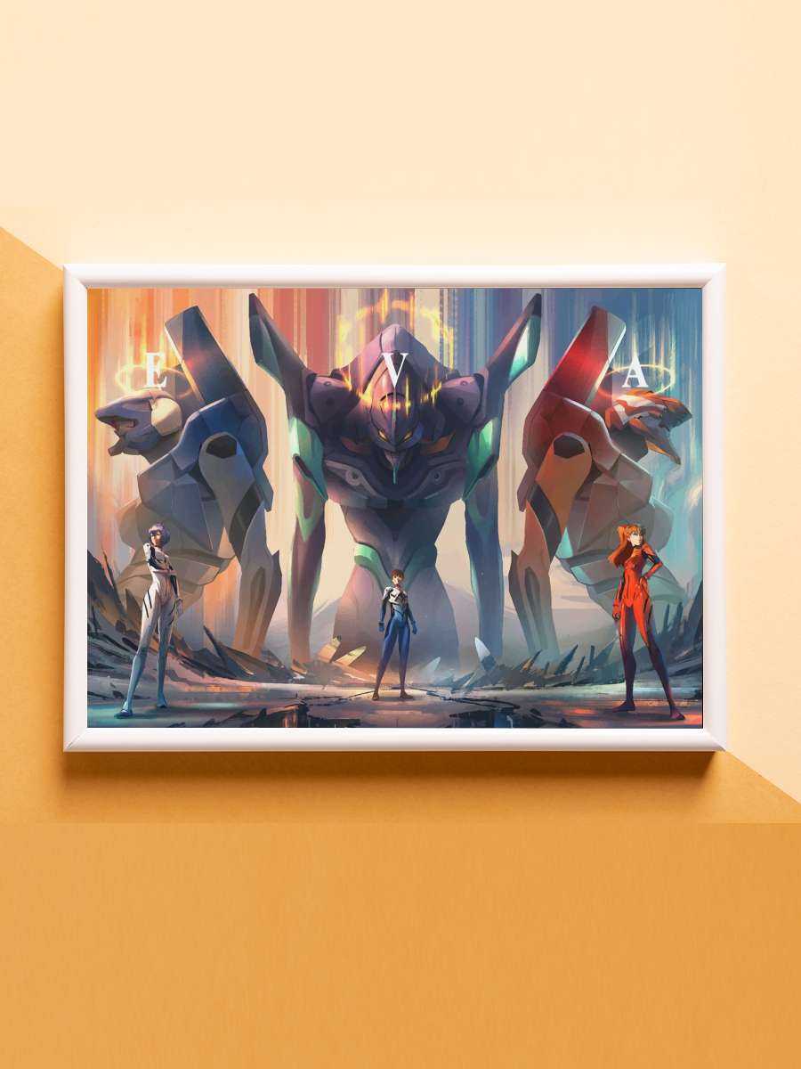 evangelion Anime Poster Çerçevesiz Yüksek Kalite Anime Duvar Poster