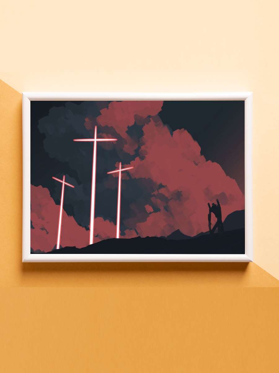 evangelion Anime Poster Çerçevesiz Yüksek Kalite Anime Duvar Poster