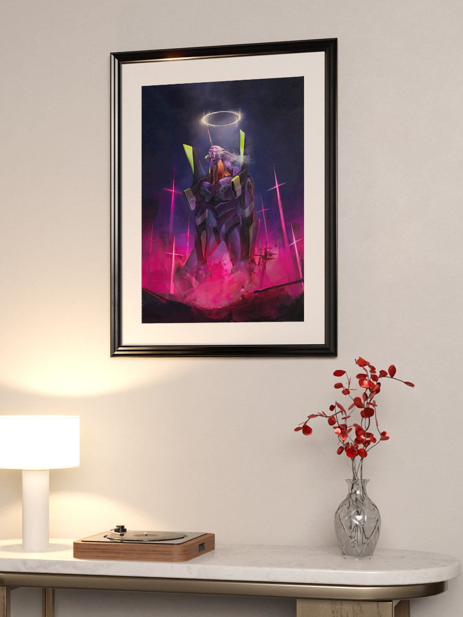 evangelion Anime Poster Çerçevesiz Yüksek Kalite Anime Duvar Poster