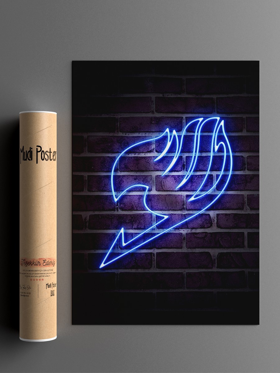 fairy tail guild symbol  Anime Poster Çerçevesiz Yüksek Kalite Anime Duvar Poster