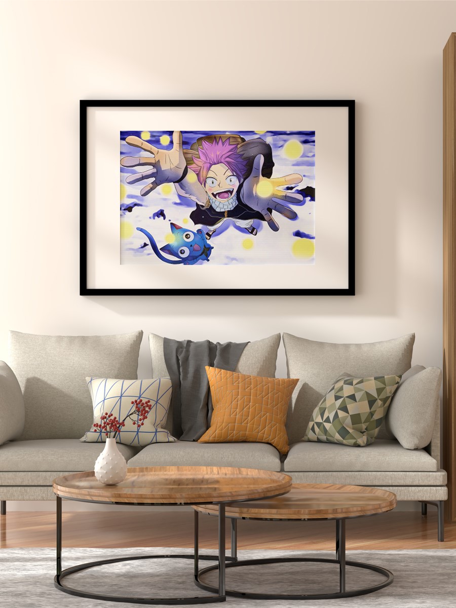 Fairy tail Anime Poster Çerçevesiz Yüksek Kalite Anime Duvar Poster