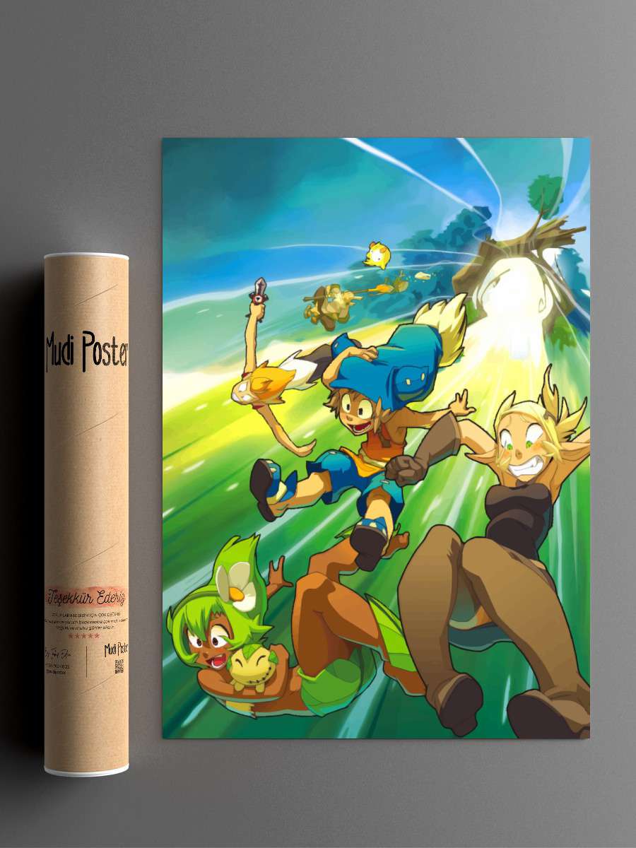 Fantasy Of Wakfu Monster Anime Poster Çerçevesiz Yüksek Kalite Anime Duvar Poster