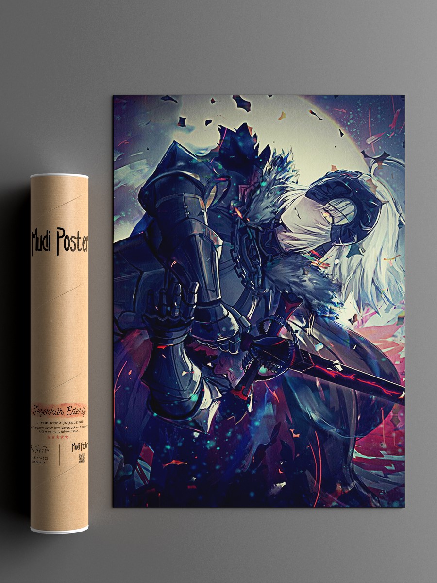 Fate Apocrypha  Anime Poster Çerçevesiz Yüksek Kalite Anime Duvar Poster