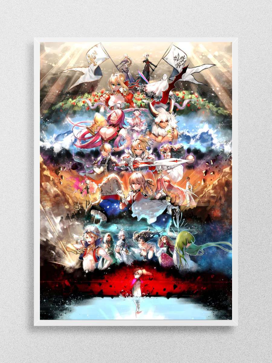 Fate Grand Order Anime 2 Anime Poster Çerçevesiz Yüksek Kalite Anime Duvar Poster