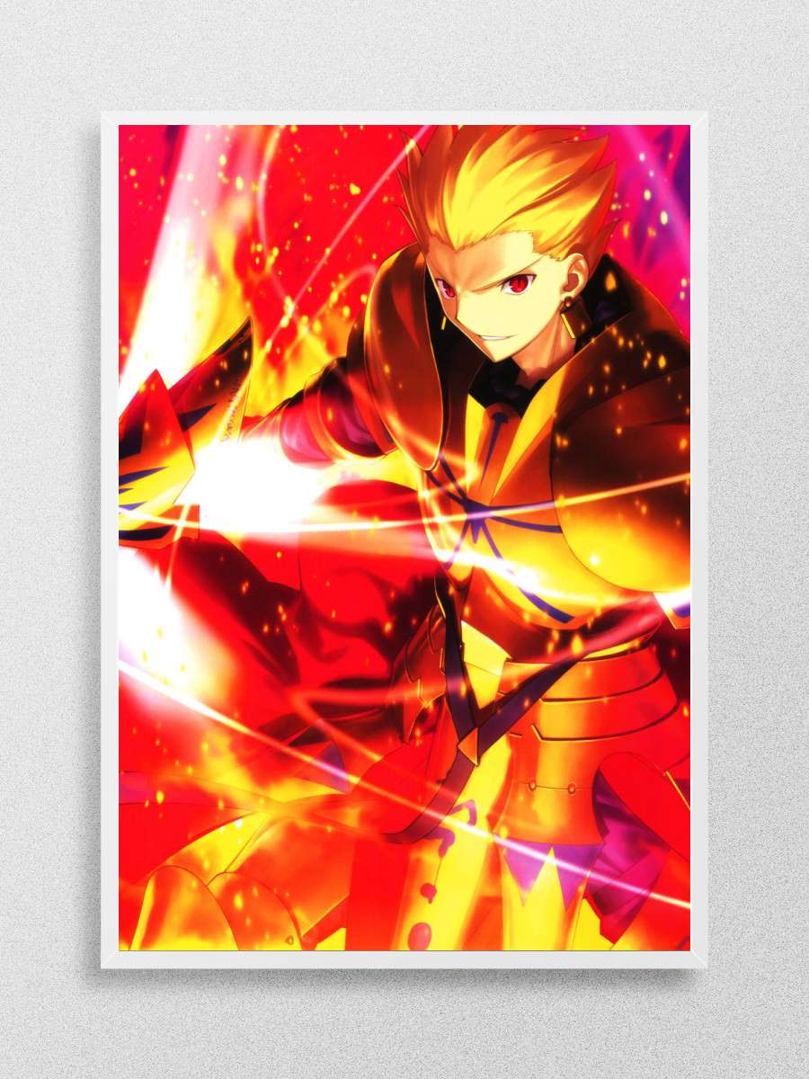Fate Grand Order Gilgamesh Anime Poster Çerçevesiz Yüksek Kalite Anime Duvar Poster