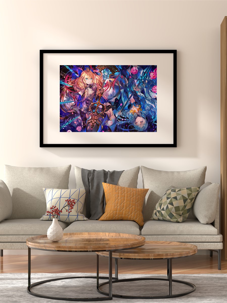 Fate Grand Order Anime Poster Çerçevesiz Yüksek Kalite Anime Duvar Poster