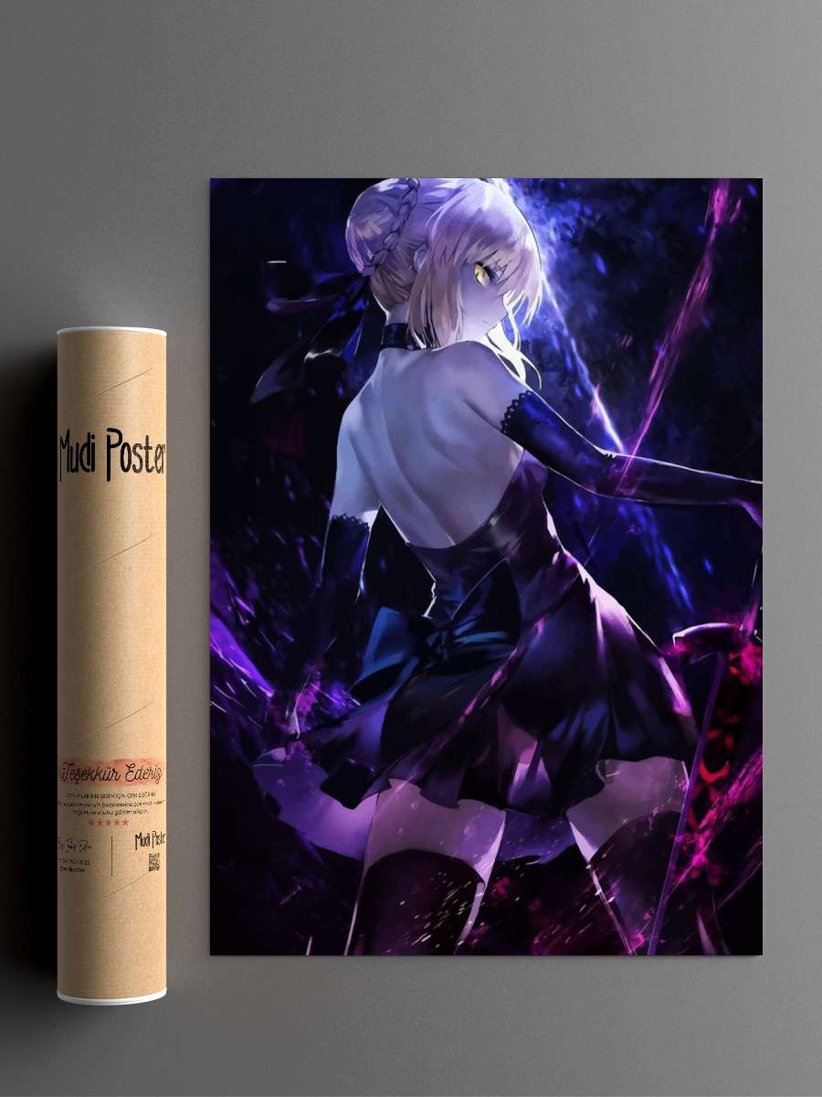 fate Anime Poster Çerçevesiz Yüksek Kalite Anime Duvar Poster