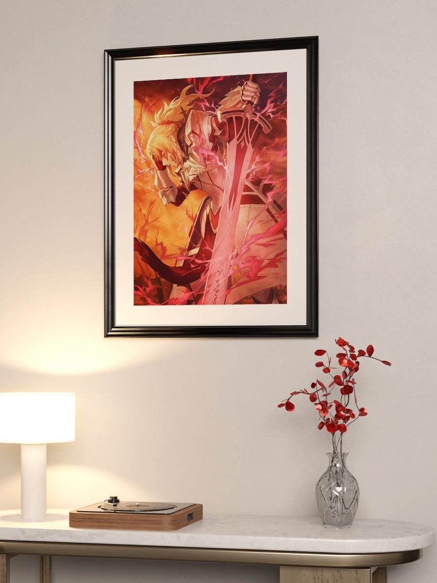 fate Anime Poster Çerçevesiz Yüksek Kalite Anime Duvar Poster