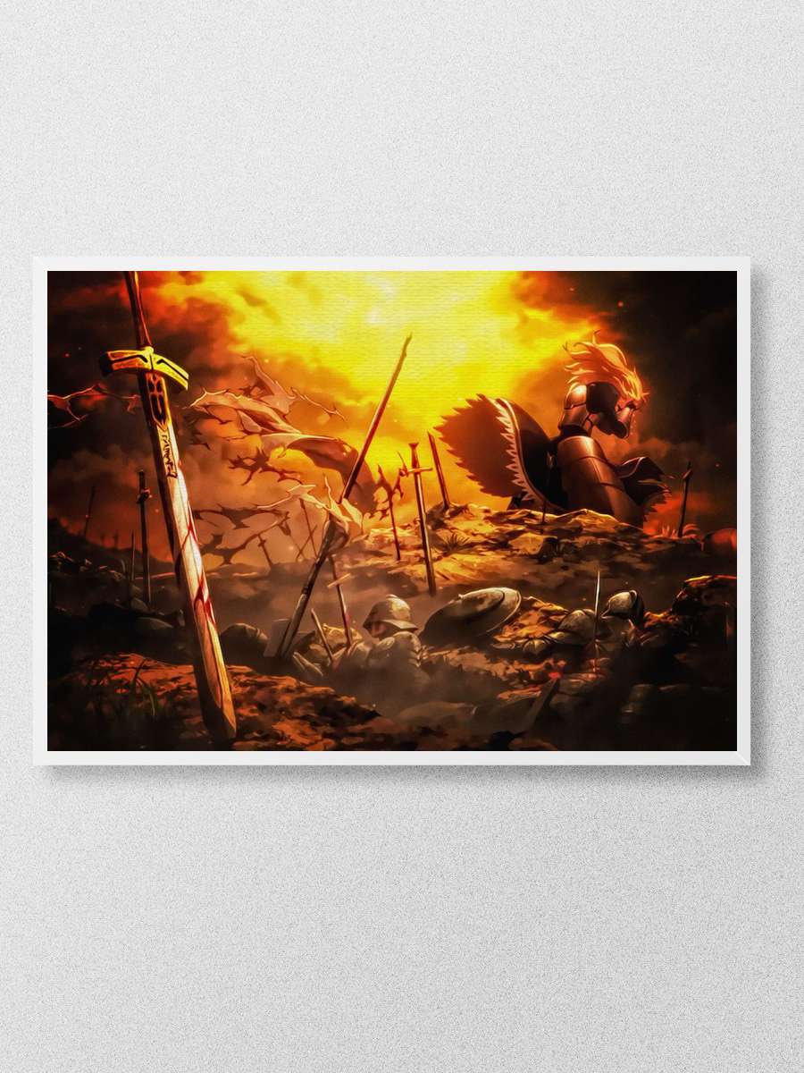 Fate Stay Night Unlimited Anime Poster Çerçevesiz Yüksek Kalite Anime Duvar Poster