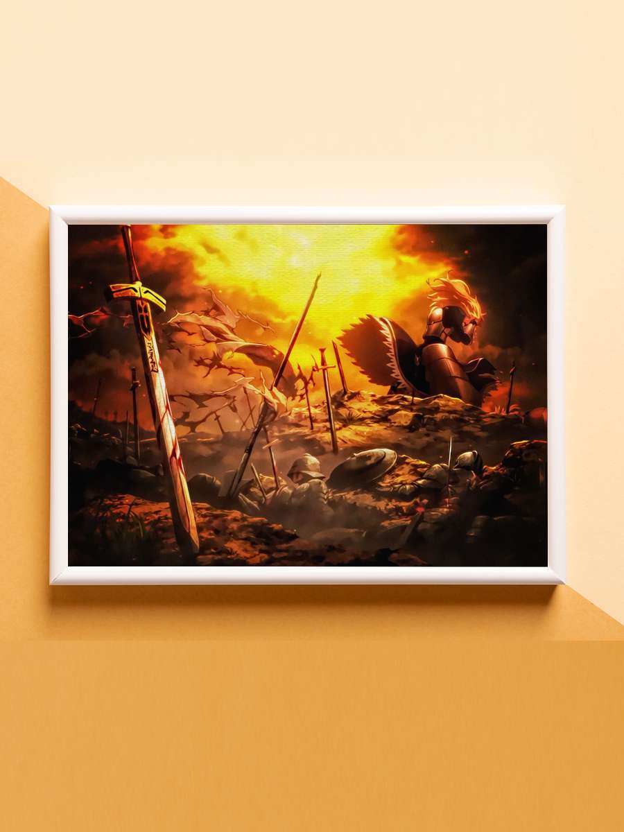 Fate Stay Night Unlimited Anime Poster Çerçevesiz Yüksek Kalite Anime Duvar Poster