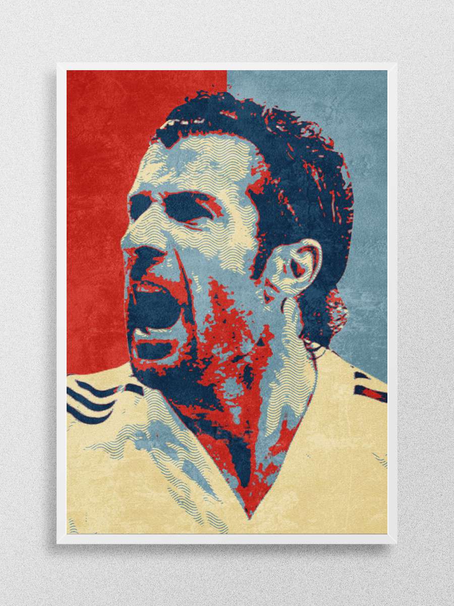 figo Futbol Poster Çerçevesiz Yüksek Kalite Futbolcu Duvar Poster