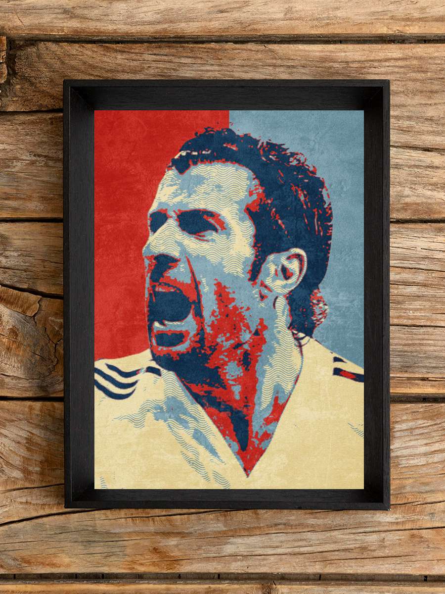figo Futbol Poster Çerçevesiz Yüksek Kalite Futbolcu Duvar Poster