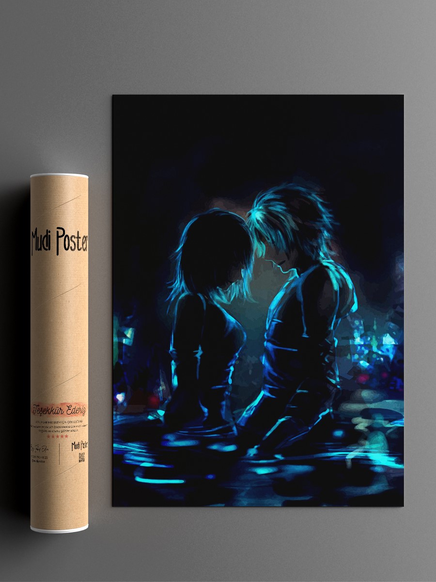 Final Fantasy 7 Remake Anime Poster Çerçevesiz Yüksek Kalite Anime Duvar Poster