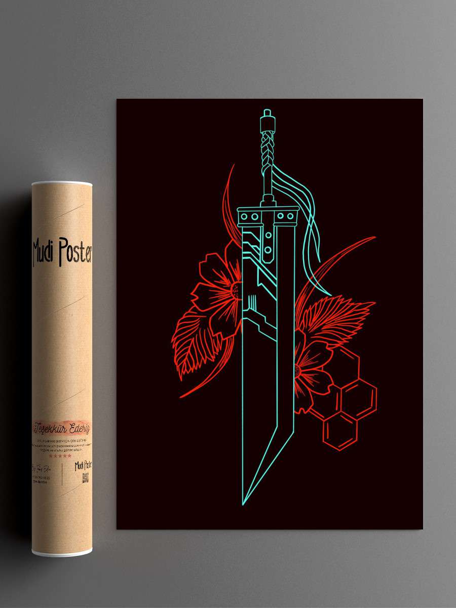 Final fantasy Anime Poster Çerçevesiz Yüksek Kalite Anime Duvar Poster