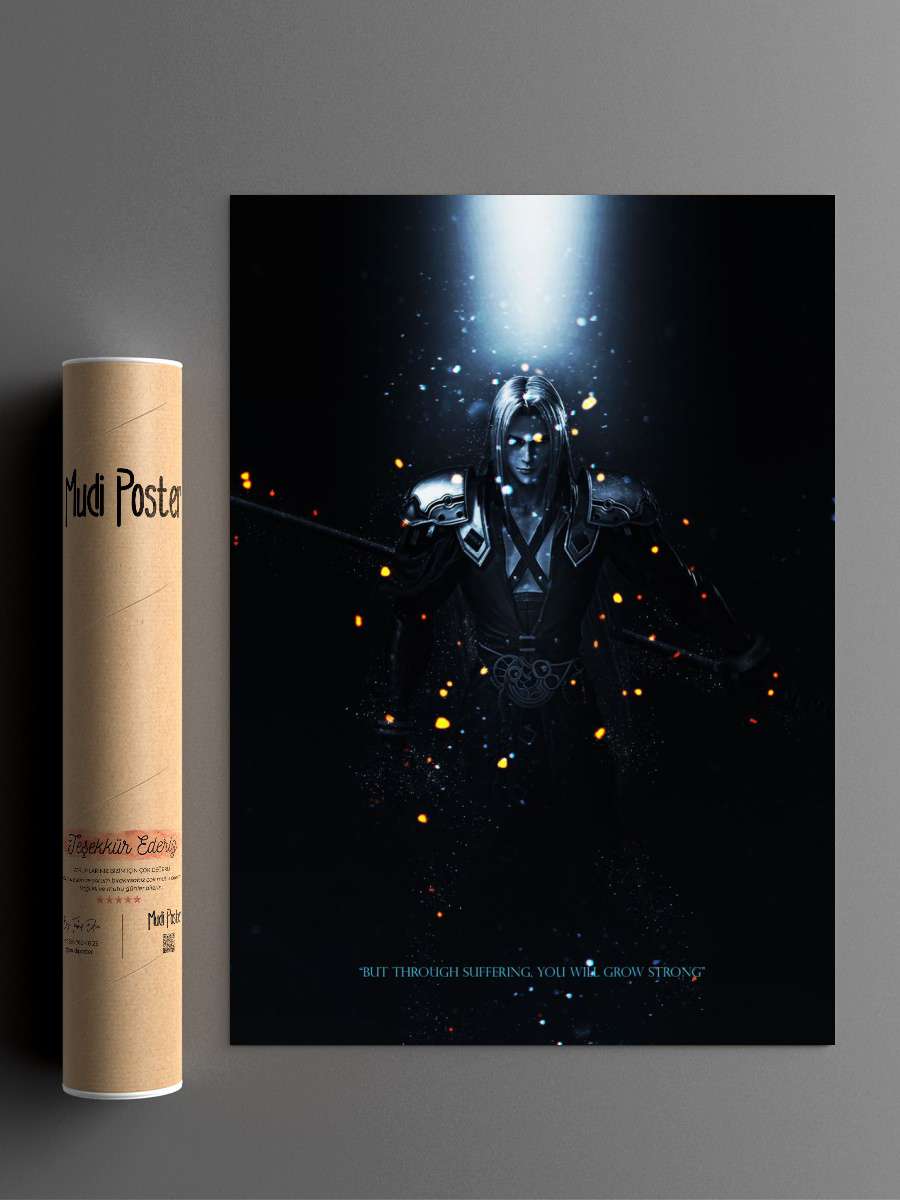 FINAL FANTASY Anime Poster Çerçevesiz Yüksek Kalite Anime Duvar Poster