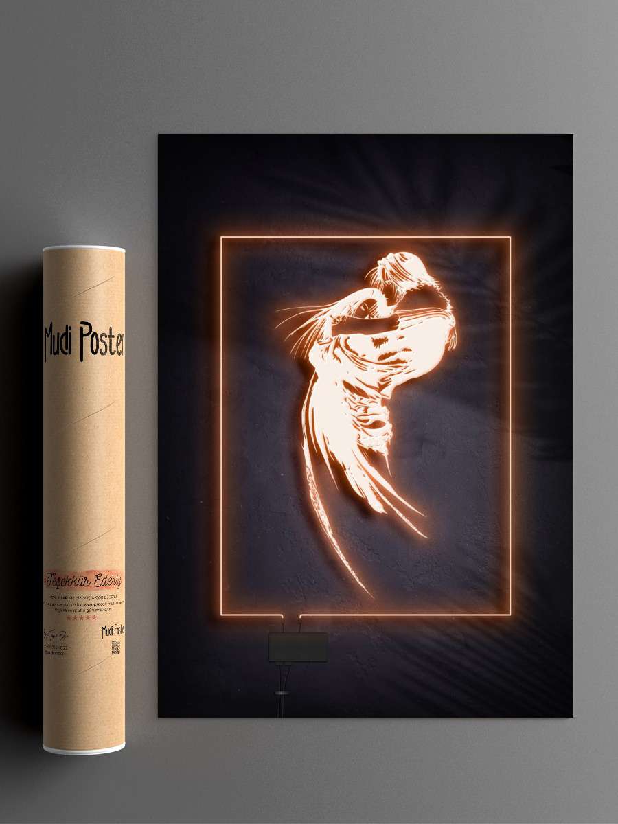 Final Fantasy VIII 8 Neon Anime Poster Çerçevesiz Yüksek Kalite Anime Duvar Poster