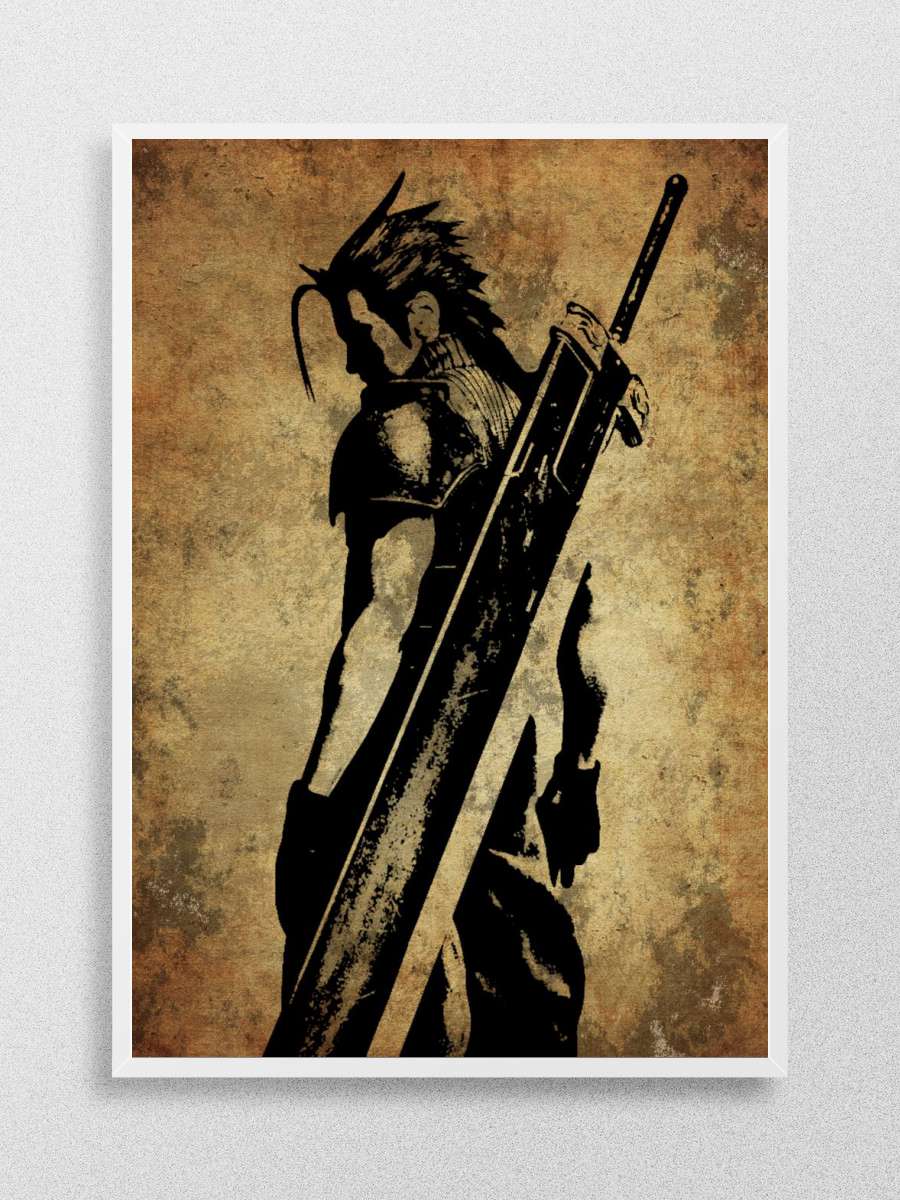 Final Fantasy Zack Fair Anime Poster Çerçevesiz Yüksek Kalite Anime Duvar Poster
