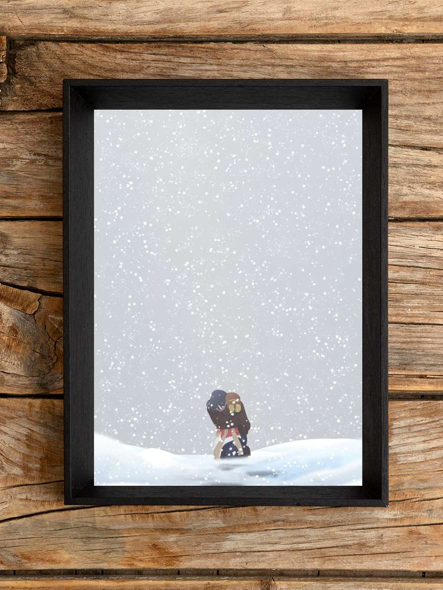 Final Stride In The Snow Anime Poster Çerçevesiz Yüksek Kalite Anime Duvar Poster