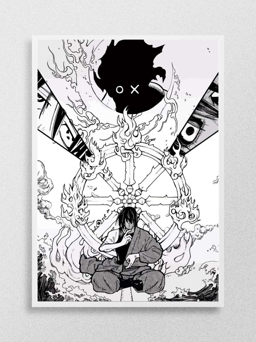 Fire Force Anime Poster Çerçevesiz Yüksek Kalite Anime Duvar Poster
