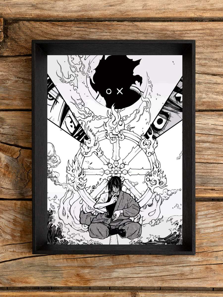 Fire Force Anime Poster Çerçevesiz Yüksek Kalite Anime Duvar Poster