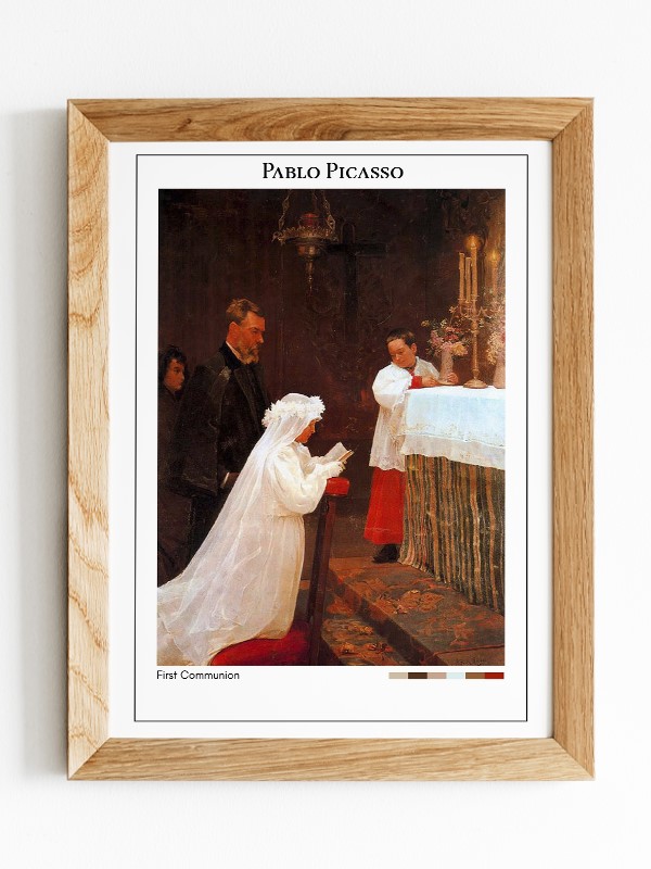 Pablo Picasso First Communion Poster