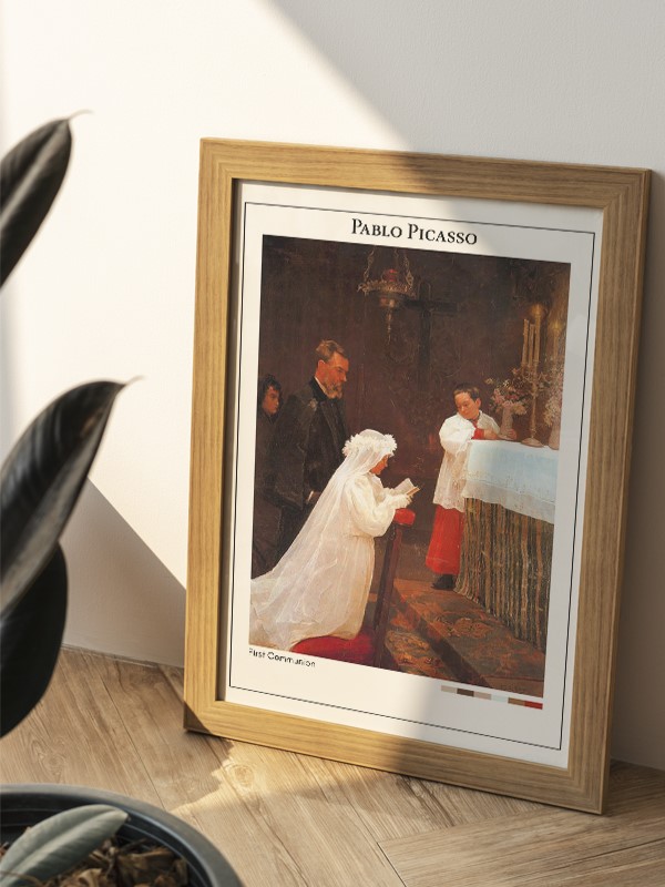 Pablo Picasso First Communion Poster