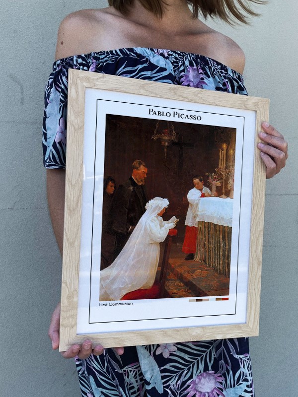 Pablo Picasso First Communion Poster