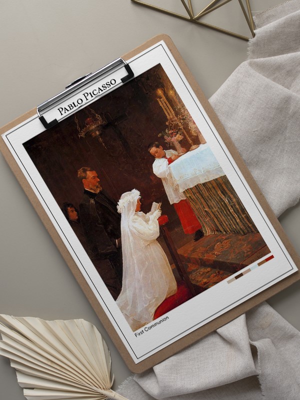 Pablo Picasso First Communion Poster