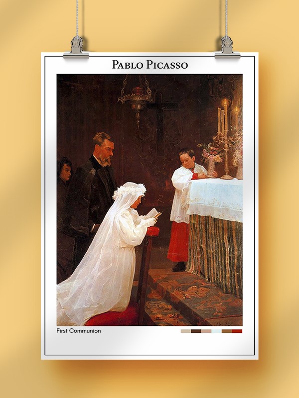 Pablo Picasso First Communion Poster