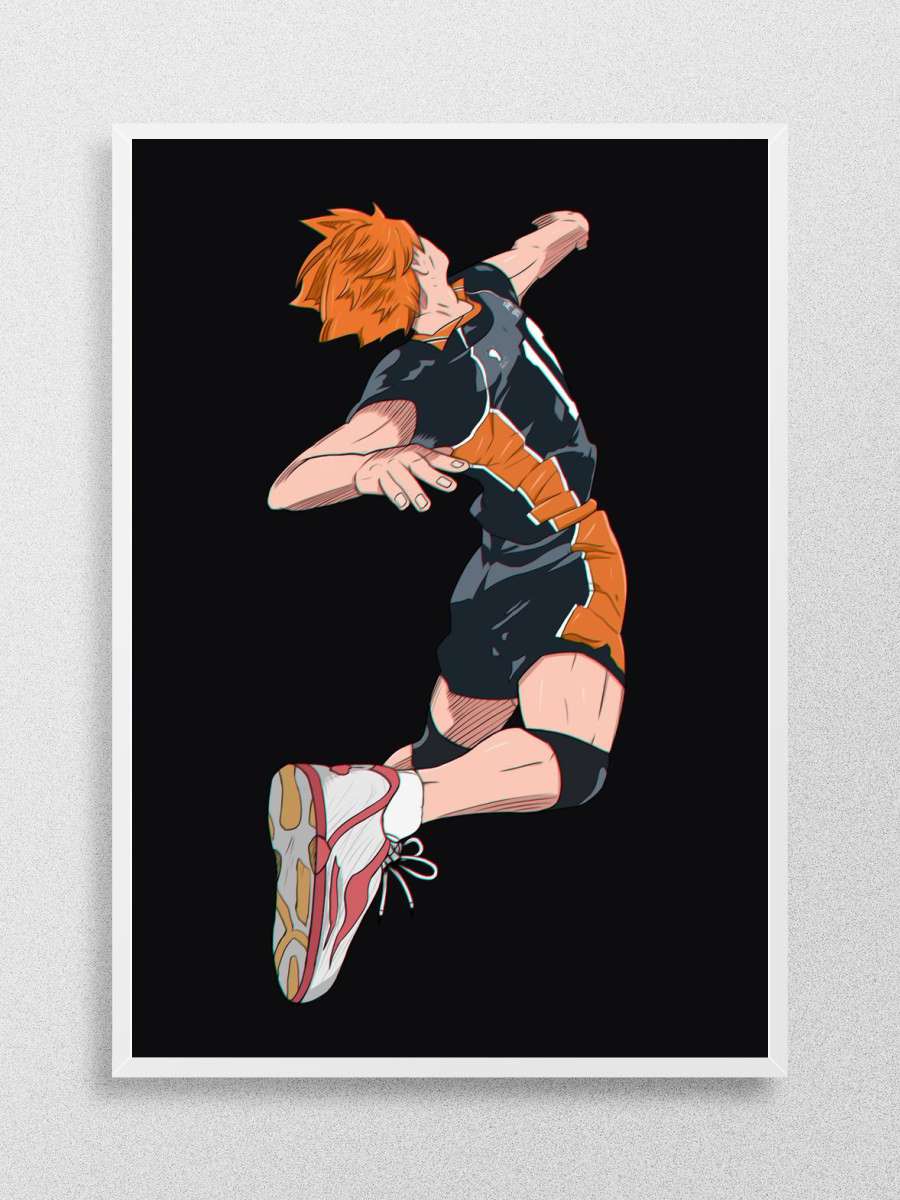 Fly High - Hinata Shoyo Anime Poster Çerçevesiz Yüksek Kalite Anime Duvar Poster
