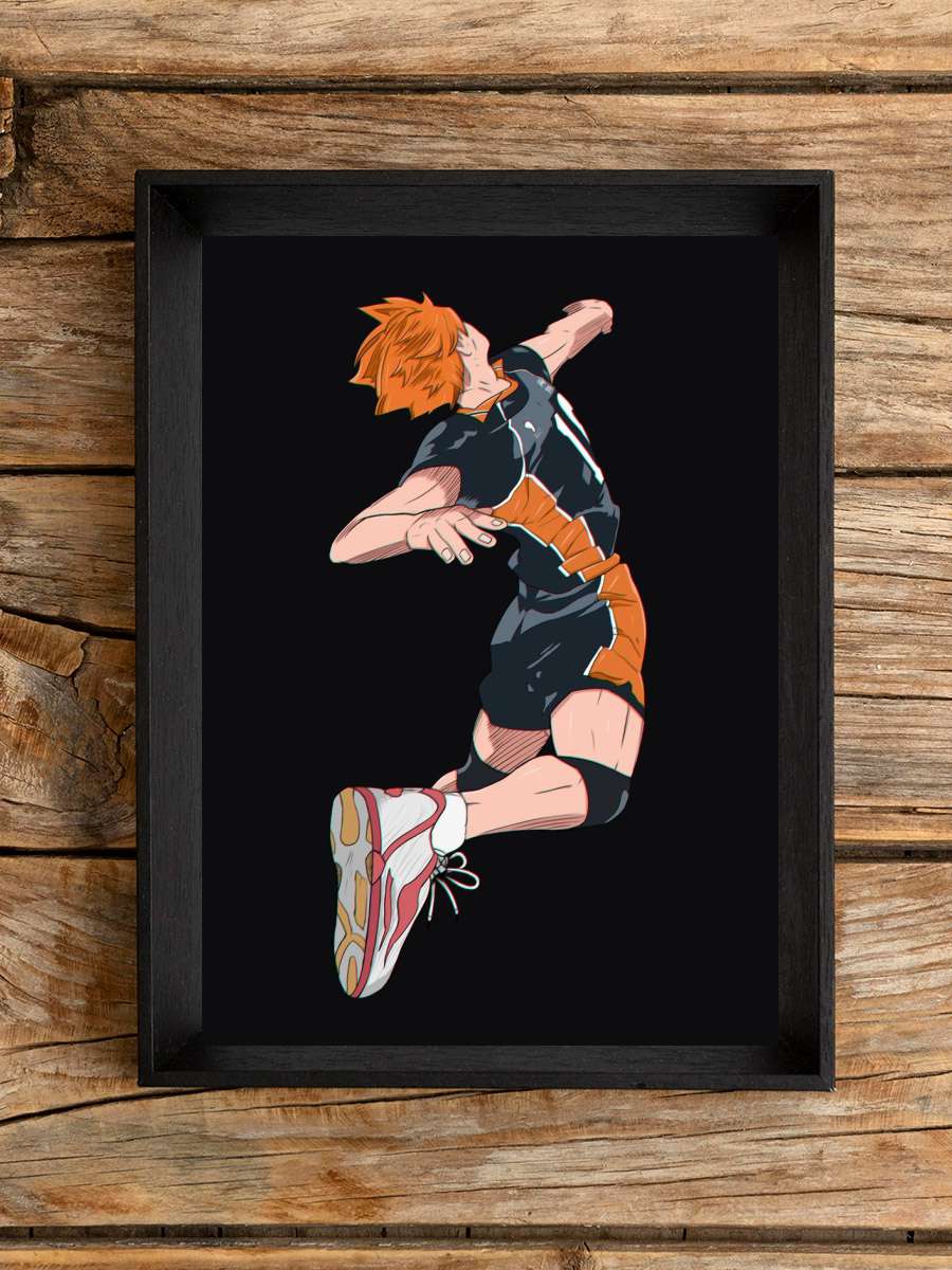 Fly High - Hinata Shoyo Anime Poster Çerçevesiz Yüksek Kalite Anime Duvar Poster