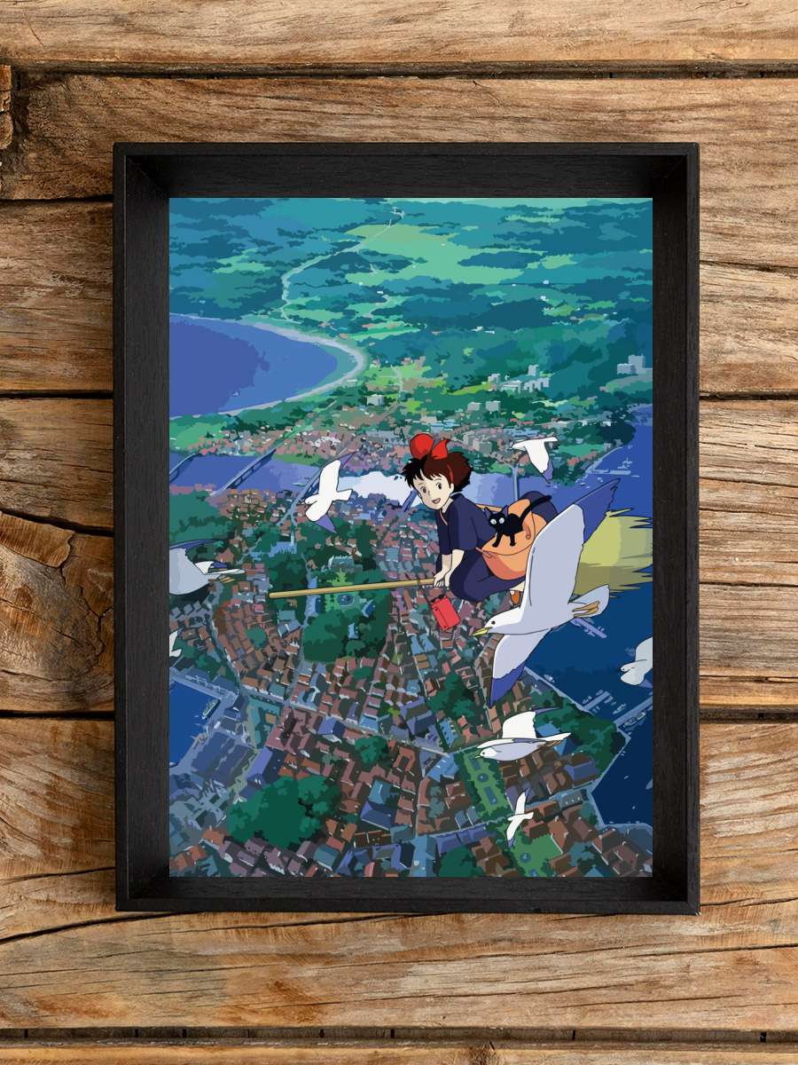 fly kiki delivery Anime Poster Çerçevesiz Yüksek Kalite Anime Duvar Poster