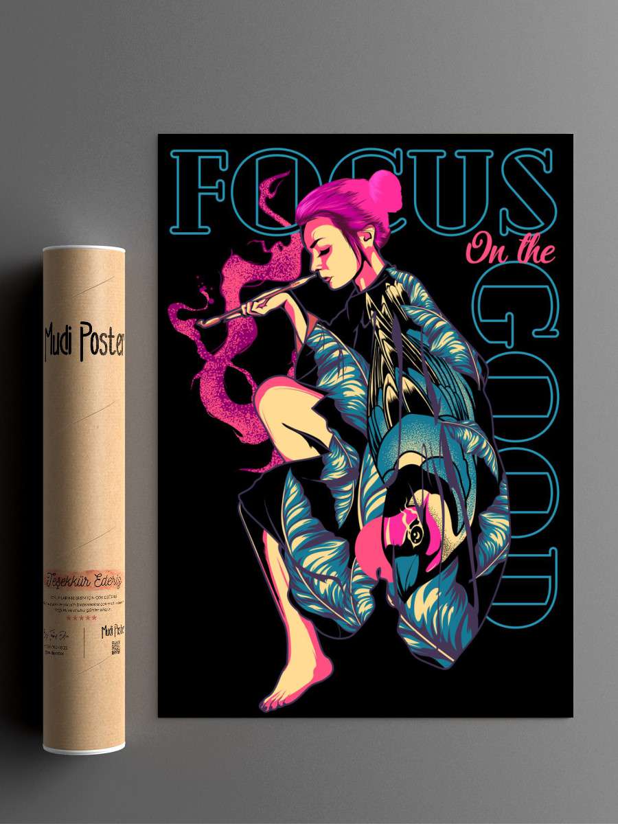 Focus Anime Poster Çerçevesiz Yüksek Kalite Anime Duvar Poster