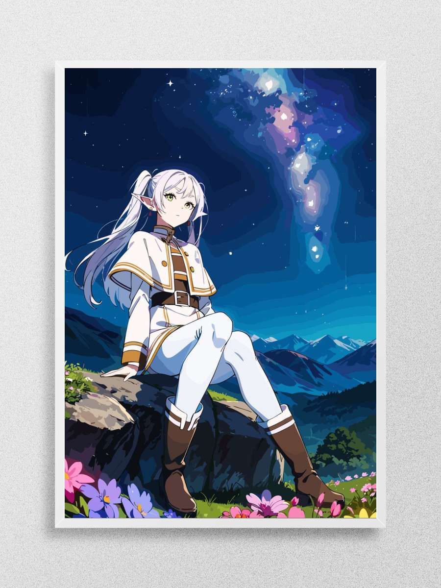 Frieren Anime Poster Çerçevesiz Yüksek Kalite Anime Duvar Poster