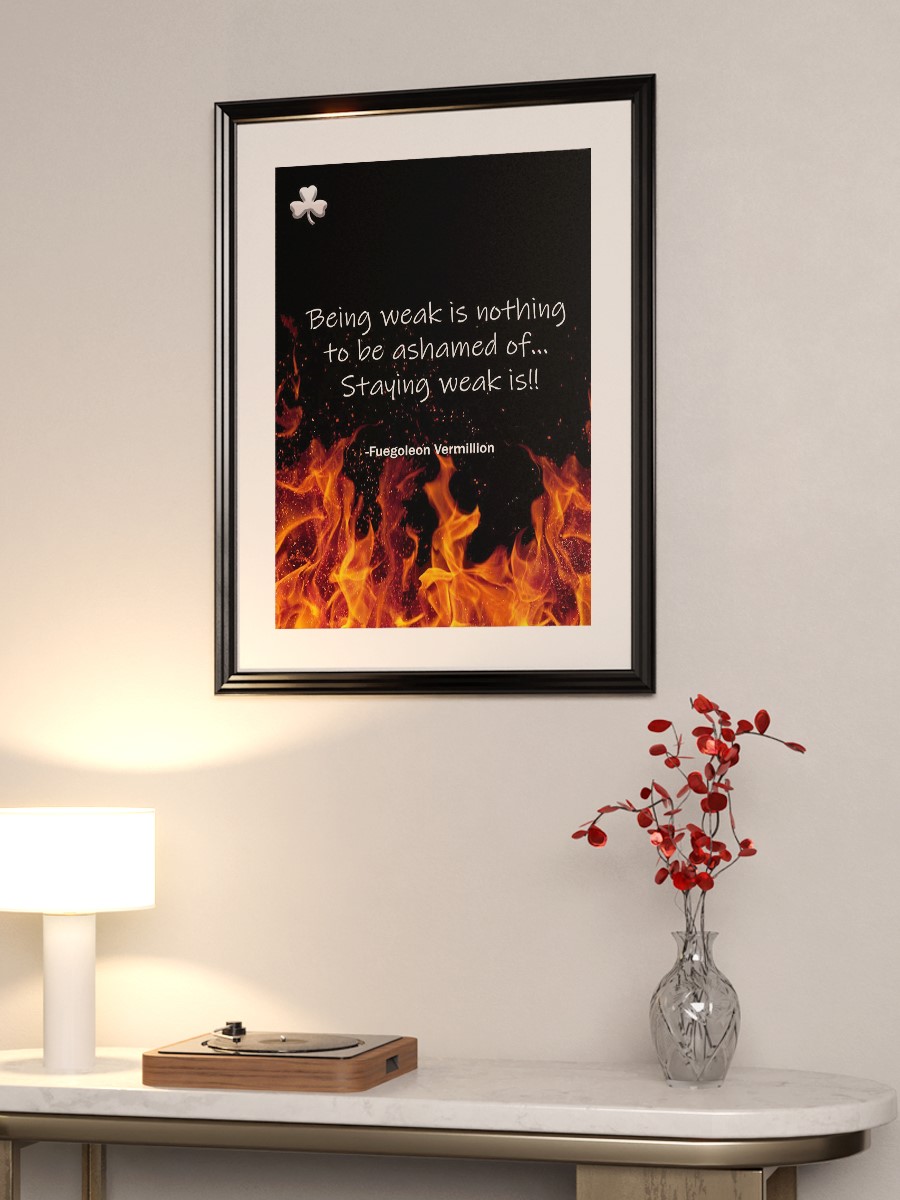 Fuegoleon Vermillion  Anime Poster Çerçevesiz Yüksek Kalite Anime Duvar Poster